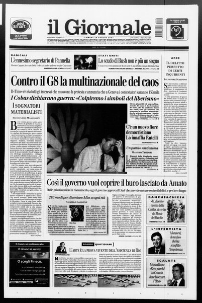 Il giornale del lunedi